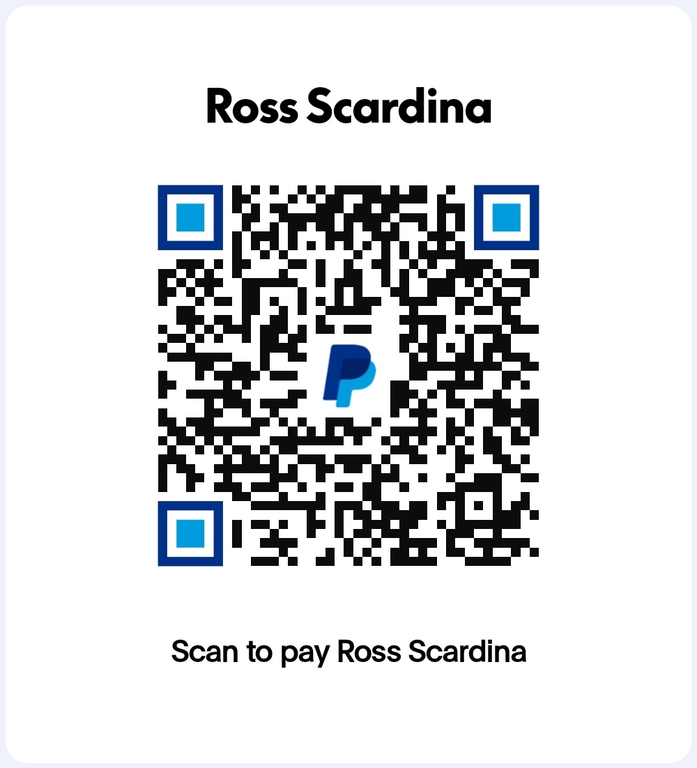 PayPal QR code to donate to Central Arizona Motorsports Group